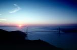 sunrise, Golden Gate Bridge, CSFV08P03_05