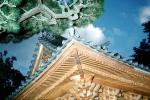 Hakone Japanese Tea Garden, building, detail
