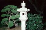 Hakone Japanese Tea Garden, stone lantern, detail, CSFV08P13_16