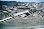 Mission Bay site, SOMA, old rail yards, Interstate Highway I-280, Dock, March 3 1989, 1980s