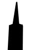 Transamerica Pyramid silhouette, logo, shape