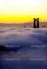 Golden Gate Bridge, Transamerica Pyramid, Sunrise