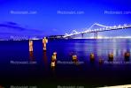 San Francisco Oakland Bay Bridge, Twilight, Dusk, Dawn, CSFV14P13_18