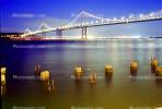 San Francisco Oakland Bay Bridge, Twilight, Dusk, Dawn, CSFV14P13_19
