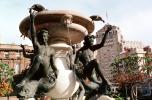 Water Fountain, aquatics, sculpture, statue, Mark Hopkins Hotel, fish, Nob Hill, CSFV15P12_02