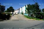 Bayview District, street, buildings, trees