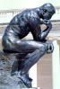 the Thinker, statue, sculpture