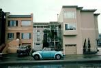 Volkswagen Bug, Rainy Wet, Homes, Buildings, Garage, Street, CSFV17P02_14