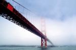 Golden Gate Bridge in the fog