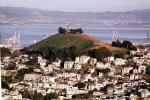 Bernal Heights Tower, mountain, hill, mound, cranes, buildings, from Twin Peaks, CSFV18P13_15