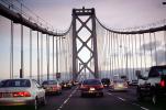 San Francisco Oakland Bay Bridge, Level-D Traffic, Cars, automobile, vehicles, CSFV19P02_08
