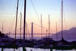 Marina, Sailboats, Docks, Golden Gate Bridge, CSFV19P03_18