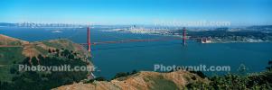 Marin Headlands, Golden Gate Bridge, Panorama
