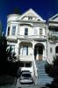 Car, home, house, stairs, building, residence, steps, upper Haight, Waller Street Victorians
