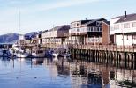 Docks, boats, calm water, buildings, shops, Pier-39, CSFV21P07_11