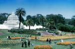 Conservatory Of Flowers, gardens, May 1963, 1960s
