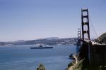 Aircraft Carrier, Golden Gate Bridge, July 1958, 1950s, CSFV22P08_18