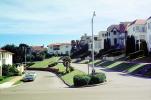 Sea Cliff, Seacliff, street, car, buildings, home, house, residential, 1966, 1960s, CSFV22P10_04