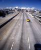 Interstate Highway I-280, from Potrero Hill, freeway, skyline, taxi cab, car, CSFV23P01_14