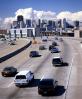 Interstate Highway I-280, from Potrero Hill, freeway, skyline, cars, Automobiles, Vehicles, CSFV23P01_15