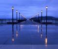 Pier-7 San Francisco, The Embarcadero, Night, Nightime, Water, Twilight, Dusk, Dawn, slippery, Rain, Rainy, Precipitation