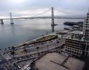 The Embarcadero, Bow and Arrow, San Francisco Oakland Bay Bridge, CSFV24P11_04