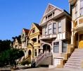 steps, Janice Joplin's Home in SF, Row of Houses, CSFV24P15_01