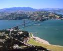 Golden Gate Bridge, Marin County Headlands, CSFV25P08_13
