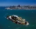 Alcatraz Island, boats, pier, dock, buildings, skyline, waterfront