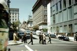 Grant Street, cars, crosswalk, downtown, Vehicles, July 1963, 1960s