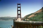 Golden Gate Bridge, Marin Headlands, June 1966, 1960s, CSFV26P10_08