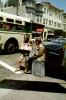 Men, Bus, Hippies, Haight Ashbury, June 1967, 1960s