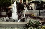 Mermaid Water Fountain, Ghirardelli Square, 1950s, CSFV27P07_13