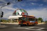 Explora, Science Center and Children's Museum, geodesic dome, Trolley Bus, Albuquerque, CSMD01_119