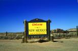 north of Shiprock, Four Corners Monument, Welcome to New Mexico, CSMV02P03_12