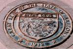 Great Seal of the State of Arizona, Medallion, Four Corners Monument, Round, Circular, Circle, CSMV02P04_06.1744