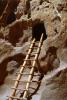 Cliff Dwellings, Ladder, Cliff-hanging Architecture, CSMV02P06_05.1743