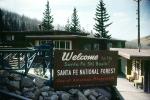 Welcome to the Santa-Fe Ski Basin, Santa-Fe National Forest, CSMV02P14_11