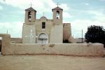 Taos New Mexico's San Francisco de Asis Church, adobe building, CSMV03P02_07