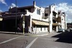 La Funda Hotel, Street, Crosswalk, Buildings, Shops, Cars, 1950s, CSMV03P03_16