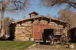 Log Cabin, Wagon, Elko, Northeastern Nevada Museum, building, CSND01_294