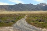 Dirt Road to a Mountain Range, near Imlay Nevada, CSND02_125