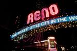 Reno Arch, street, road, neon, Night