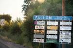 Fallon Nevada City Sign