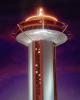 the Landmark Tower, Night, Nighttime, Neon Lights, September 1986, CSNV01P02_06