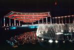 Caesers Palace, Night, Nighttime, Neon Lights, Flamingo Hilton Hotel