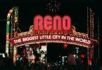 Reno Arch, night, arch, neon, Exterior, Outdoors, Outside, Nighttime, landmark, CSNV01P07_05