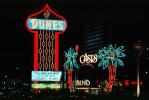 Dunes Oasis Casino, Night, Nighttime, Neon Lights, CSNV01P10_11