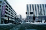 Virginia Street, Downtown, Reno Arch, Parking structure, stop lights