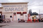 Brown Parker Garage, building, telephone booth, picnic benches, pumps, Goldfield, CSNV02P01_04